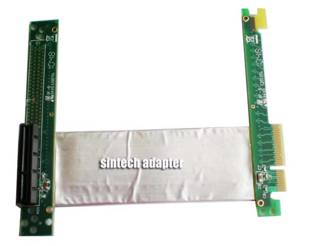 ST8017B PCI-E express X4 riser card with high speed flexible cable